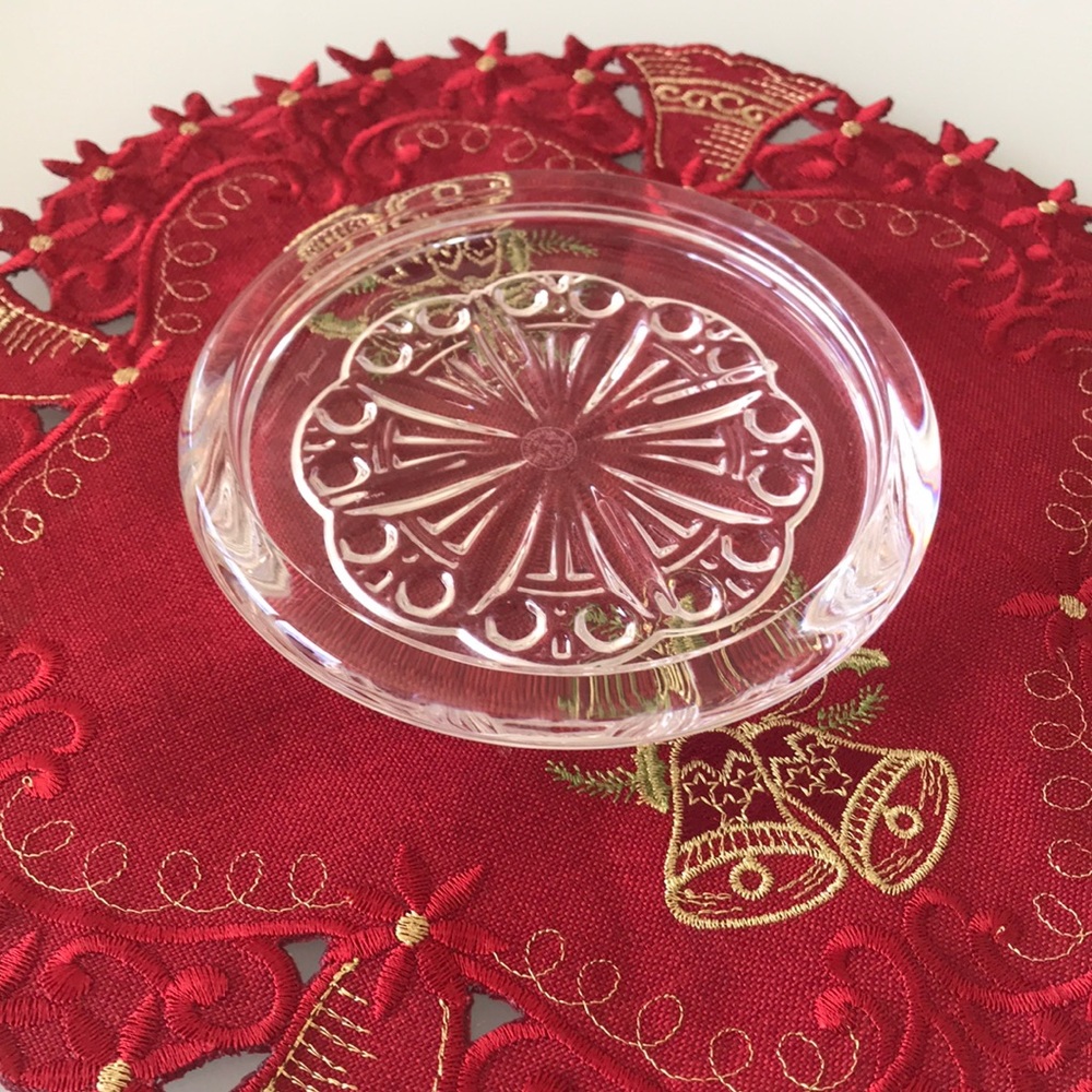 Baccarat wine coaster